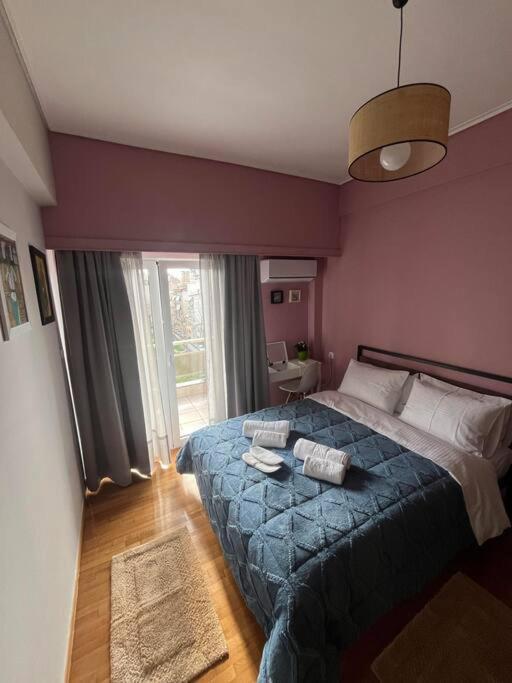 Maria'S Sunlit Apartment Piraeus Bagian luar foto